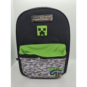 Minecraft Insulated Lunch Bag with Mesh Bottle Pocket